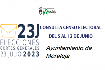 Elecciones Generales 2023, consulta del Censo Electoral