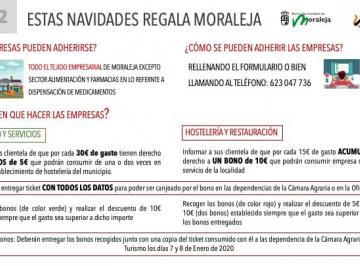 "ESTAS NAVIDADES REGALA MORALEJA”