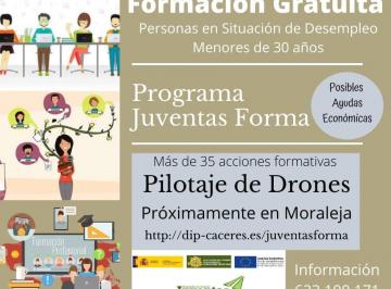 CURSOS GRATUITOS DE LA DIPUTACIÓN DE CÁCERES PARA PERSONAS EN SITUACIÓN DE DESEMPLEO.