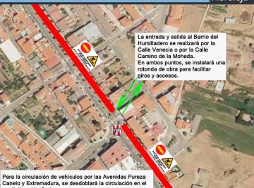 OBRAS AVENIDAS PUREZA CANELO Y EXTREMADURA.