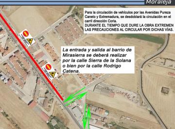 OBRAS AVENIDAS PUREZA CANELO Y EXTREMADURA.