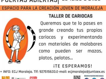 ESPACIO PARA LA CREACIÓN JOVEN DE MORALEJA JORNADAS DE PUERTAS ABIERTAS 
