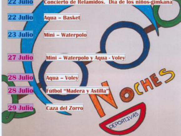 COMIENZAN LAS NOCHES DEPORTIVAS VERANO 2009