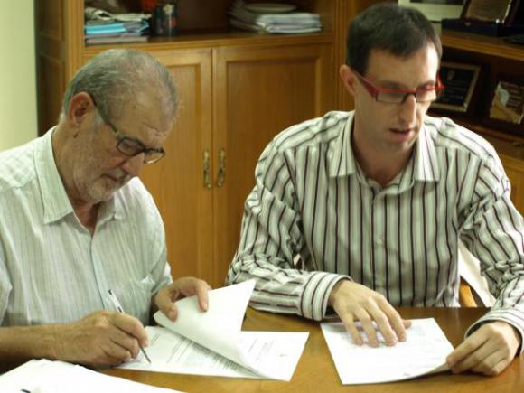 FIRMA DEL CONVENIO PARA EL FOMENTO DEL DEPORTE BASE.
