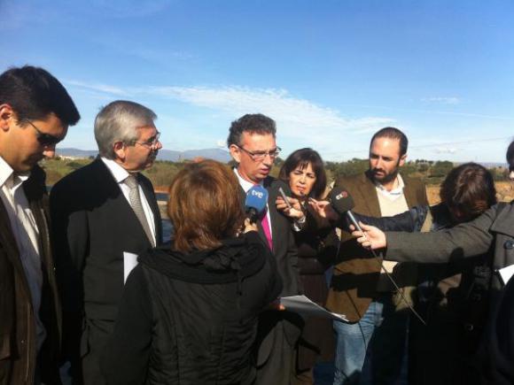 EL CONSEJERO DE FOMENTO VISITA HOY MARTES LAS OBRAS DE LA EX-A1 EN EL VALLE DEL ALAGON Y MORALEJA