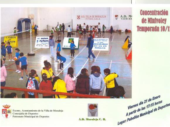 CONCENTRACIÓN DE MINIVOLEY TEMPORADA 10/11