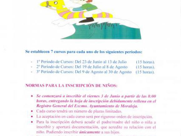 ESCUELA DEPORTIVA DE NATACIÓN:CURSOS DE INICIACIÓN A LA NATACIÓN VERANO 2011