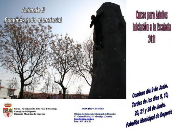 CURSOS PARA ADULTOS INICIACIÓN A LA ESCALADA 2011