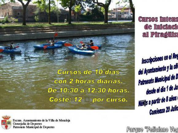 CURSOS INTENSIVOS DE INICIACIÓN AL PIRAGUISMO