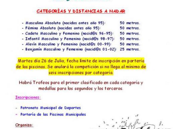 7º TROFEO DE NATACIÓN "SAN BUENAVENTURA 2011"