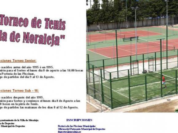 XII TORNEO DE TENIS "VILLA DE MORALEJA"