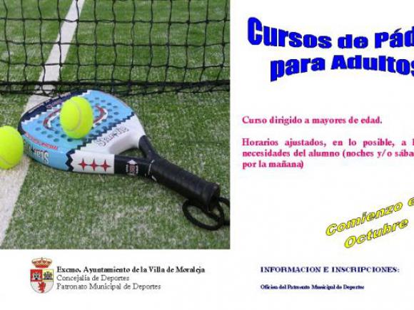 CURSO DE PADEL PARA ADULTOS