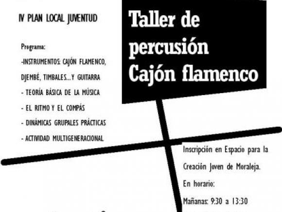 TALLER DE PERCUSIÓN CAJÓN FLAMENCO