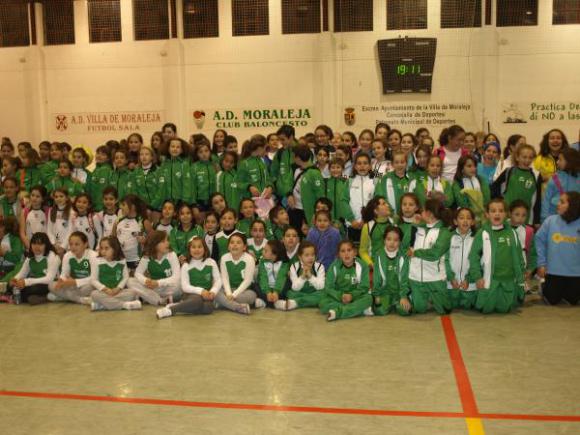 RESULTADOS DE LA 1ª CONCENTRACIÓN DE JUDEX DE MINIVOLEY  EN MORALEJA AÑO 2012