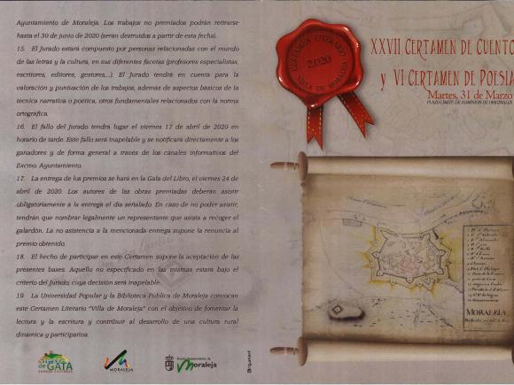 XXVII CERTAMEN DE CUENTOS Y VI CERTAMEN DE POESIA