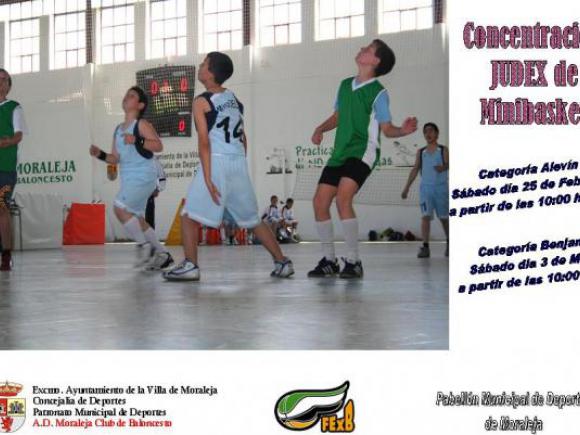 CONCENTRACIÓN JUDEX DE MINIBASKET, CATEGORIA ALEVIN Y BENJAMIN