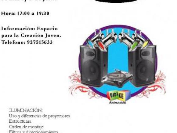 TALLER GRATUITO DE IMAGEN Y SONIDO.IV PLAN LOCAL DE JUVENTUD