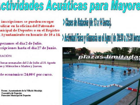 ACTIVIDADES ACUATICAS PARA MAYORES