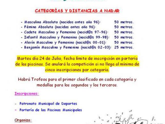 8º TROFEO DE NATACIÓN "SAN BUENAVENTURA"
