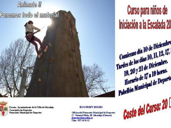 CURSO PARA NIÑOS DE INICIACIÓN A LA ESCALADA 2012