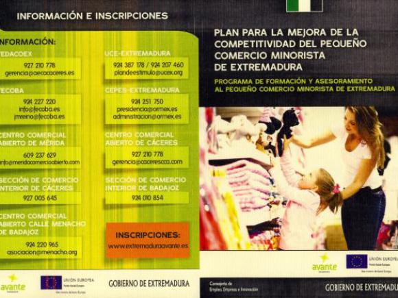 PROGRAMA DE FORMACIÓN Y ASESORAMIENTO AL COMERCIO MINORISTA DE EXTREMADURA