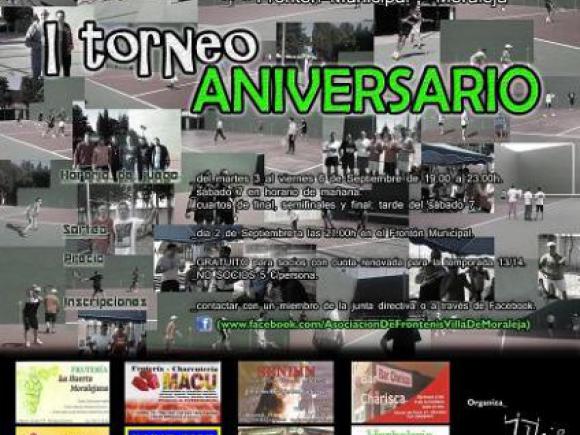  TORNEO I ANIVERSARIO DEL CLUB DE FRONTENIS VILLA DE MORALEJA.