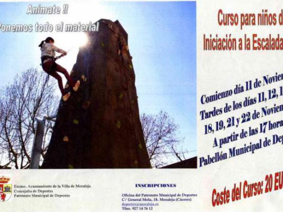 CURSO PARA NIÑOS DE INICIACIÓN A LA ESCALADA 2013