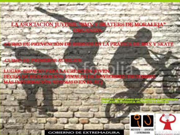 LA ASOCIACIÓN JUVENIL DE BMX Y SKATERS DE MORALEJA, ORGANIZA CURSOS DIRIGIDOS A JOVENES
