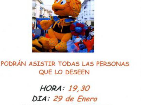 REUNIÓN INFORMATIVA  CARNAVAL 2014