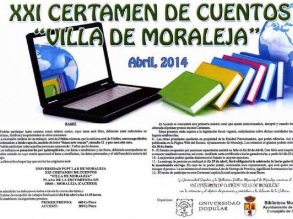XXI CERTAMEN DE CUENTOS "VILLA DE MORALEJA"