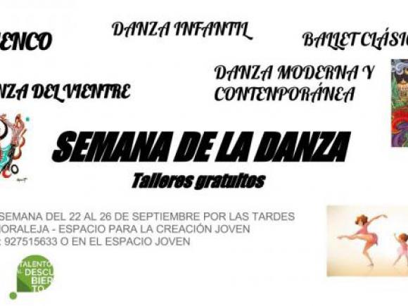 SEMANA DE LA DANZA ESPACIO PARA LA CREACIÓN JOVEN DE MORALEJA