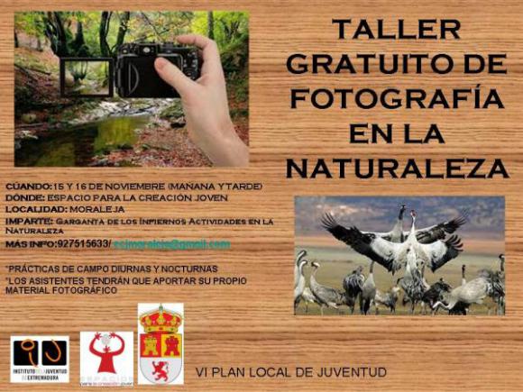 TALLER DE FOTOGRAFÍA EN LA NATURALEZA
