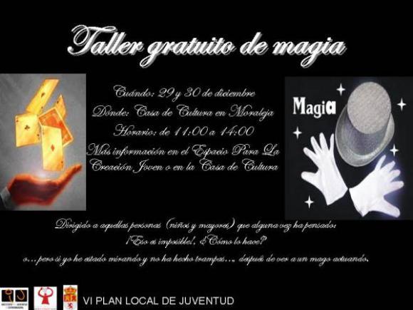 TALLER GRATUITO DE MAGIA TALLER GRATUITO DE MAGIA