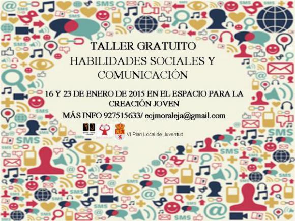 TALLER DE INICIACION: HABILIDADES SOCIALES: COMUNICACIÓN