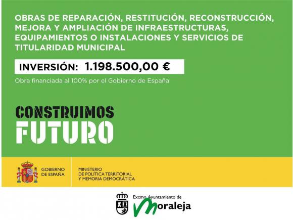 OBRAS DE REPARACIÓN, RESTITUCION, RECONSTRUCCION Y MEJORA Y AMPLIACION DE INFRAESTRUCTURAS EQUIPAMIENTO O INSTALACIONES Y SERVICIOS DE TITULARIDAD MUNICIPAL OBRAS DE REPARACIÓN, RESTITUCION, RECONSTRUCCION Y MEJORA Y AMPLIACION DE INFRAESTRUCTURAS EQUIPAMIENTO O INSTALACIONES Y SERVICIOS DE TITULARIDAD MUNICIPAL