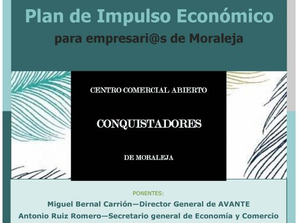 CHARLA INFORMATIVA PLAN DE IMPULSO ECONÓMICO PARA EMPRESARI@S DE MORALEJA