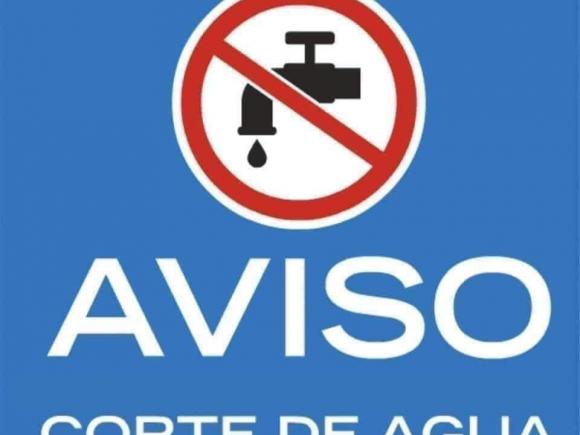CORTE SUMINISTRO DE AGUA POTABLE