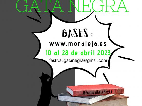 Concurso del cartel anunciador de la III edición del Festival de Novela Negra Gata Negra. 