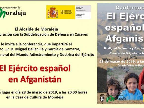 CONFERENCIA “El EJÉRCITO ESPAÑOL EN AFGANISTÁN”