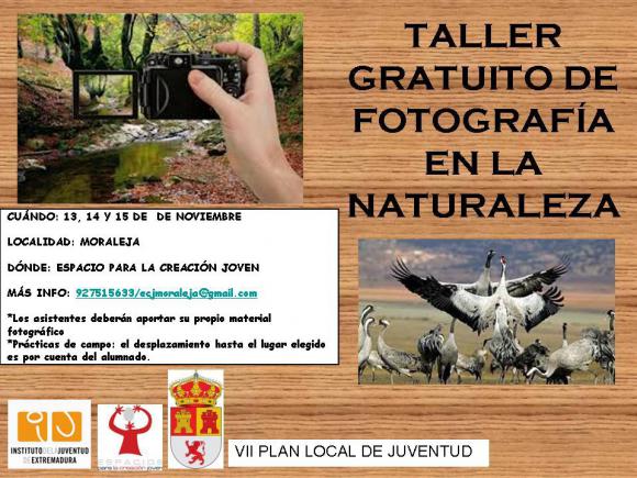 TALLER DE FOTOGRAFÍA EN LA NATURALEZA
