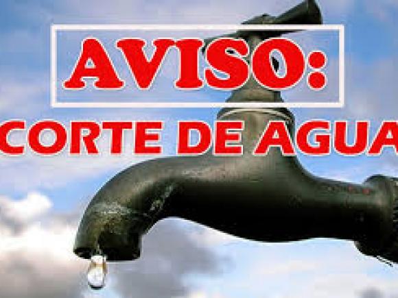 CORTE SUMINISTRO DE AGUA POTABLE