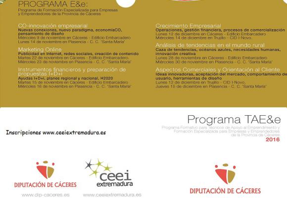 PROGRAMA DE FORMACIÓN ESPECIALIZADA PARA EMPRESAS Y EMPRESARIOS DE LA PROVINCIA DE CÁCERES