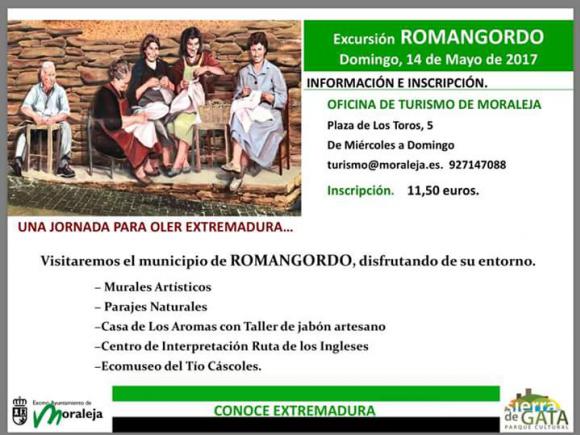 EXCURSIÓN ROMANGORGO, DOMINGO 14 DE MAYO DE 2014