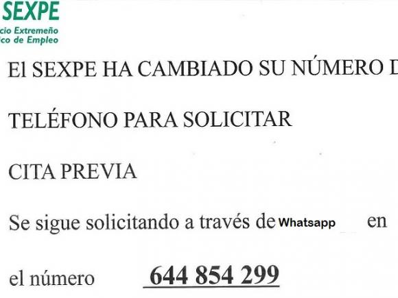 SOLICITAR CITA PREVIA EN SEXPE