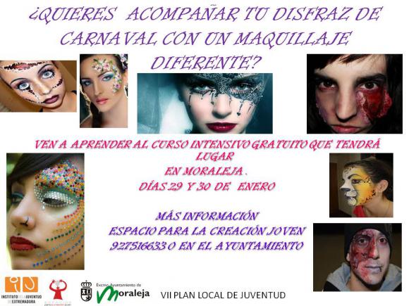 CURSO INTENSIVO GRATUITO DE MAQUILLAJE DE FANTASÍA CARACTERIZACIÓN