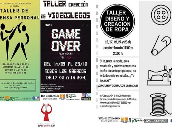 TALLERES GRATUITOS EN EL ECJ DE MORALEJA