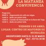 CENTRO DE MAYORES DE MORALEJA FIESTA DE LA MATANZA CONVIVENCIA  Día 5 DE ABRIL