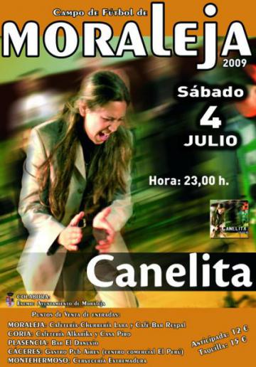 CANELITA EN CONCIERTO EN MORALEJA