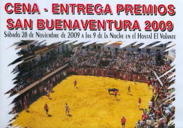 CENA - ENTREGA PREMIOS SAN BUENAVENTURA 2.009