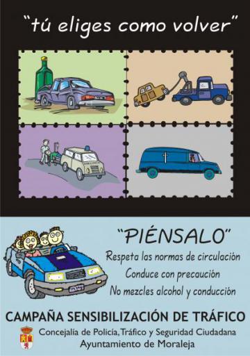 EL AYUNTAMIENTO DE MORALEJA INICIA UNA CAMPAÑA SOBRE LOS EFECTOS DEL ALCOHOL EN LA CONDUCCIÓN